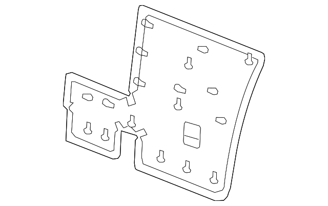 88659-4CP1A Деталь SEAT BACK PANEL, LEFT