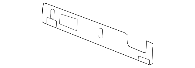 886F3-4BA1A Деталь TRIM BOARD, LEFT