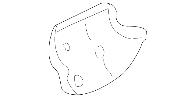 10359006 FENDER UPPER BRACKET, LEFT