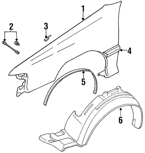Legacy EXTERIOR TRIM - FENDER