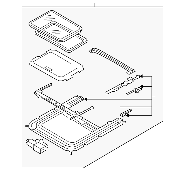 91205-ZK01A Деталь SUNROOF ASSY