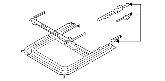 91306-ZK01A Деталь RAIL ASSY