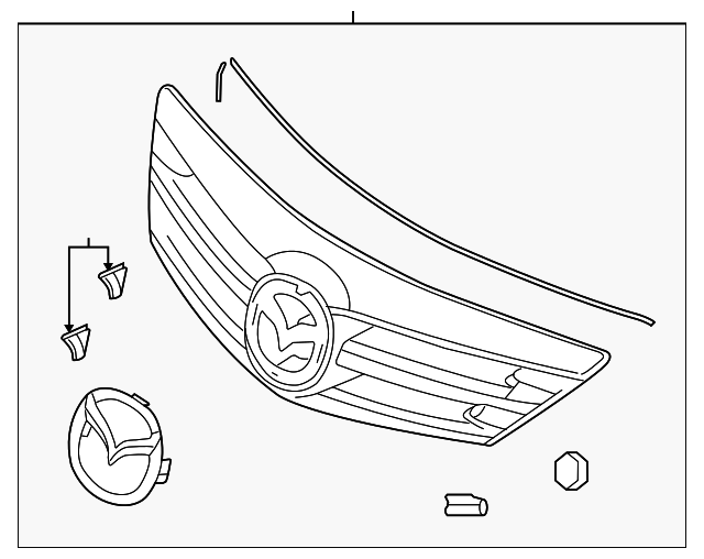 BP4S-50-710D-33 Деталь GRILLE ASSY