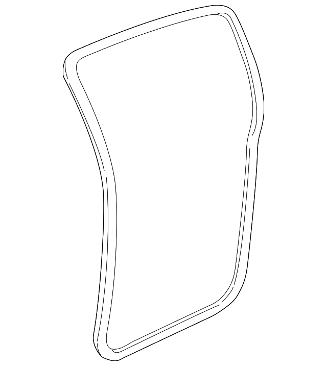 15100044 Деталь WEATHERSTRIP, LEFT