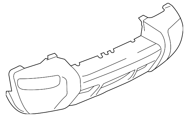 5JG89BDLAC Деталь BUMPER COVER