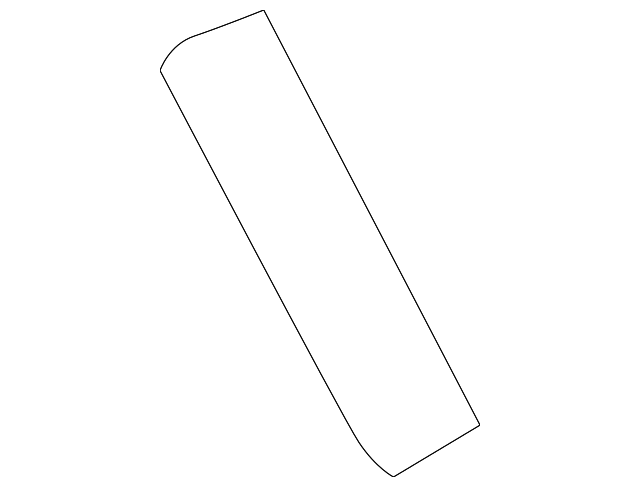 82813-3SG1A Деталь BLACK OUT TAPE, LEFT