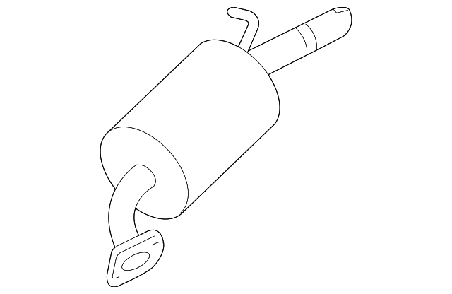 17430-0V070 Деталь REAR MUFFLER