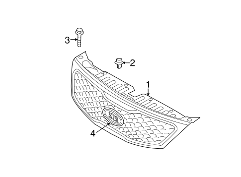 Sorento GRILLE & COMPONENTS
