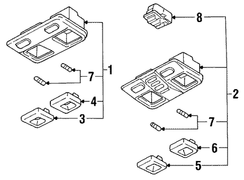 Legacy OVERHEAD CONSOLE