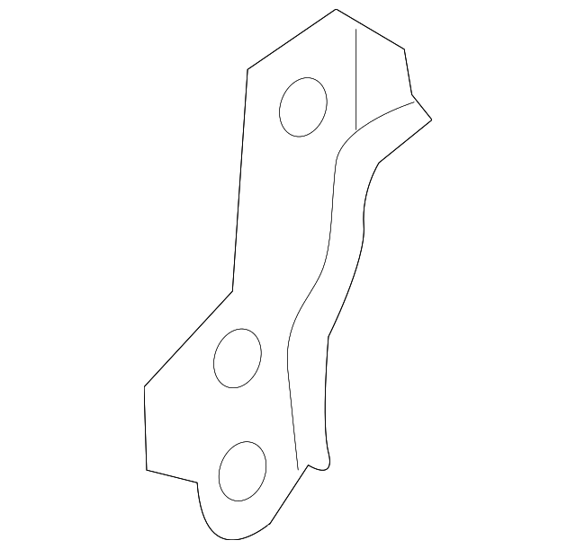 5T2Z-16A023-AA Деталь SIDE BRACE, RIGHT