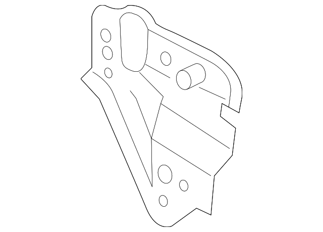 YL8Z-13A114-BA Деталь LAMP BRACKET, RIGHT