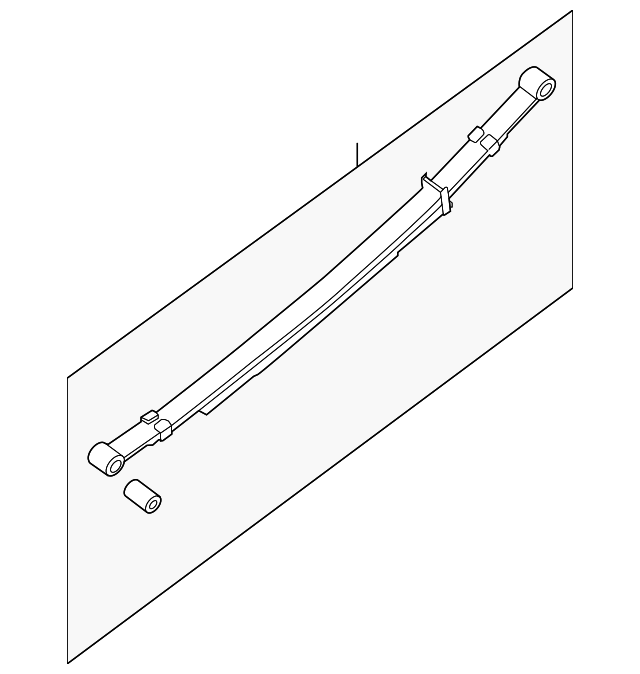 55020-EB00A Деталь LEAF SPRING ASSY, LEFT