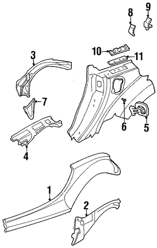 Prowler QUARTER PANEL & COMPONENTS
