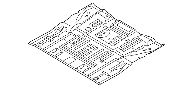 65112-A9000 Деталь FRONT FLOOR PAN
