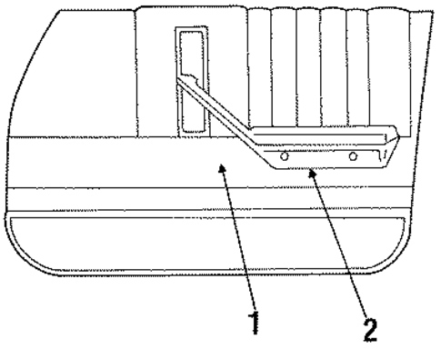Aries INTERIOR TRIM - FRONT DOOR