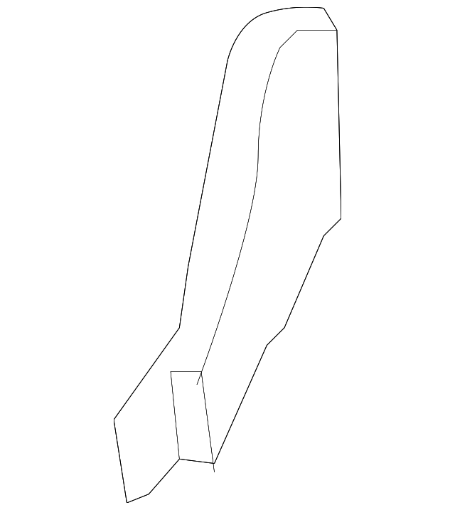 1DT281DVAA Деталь INNER SHIELD, LEFT