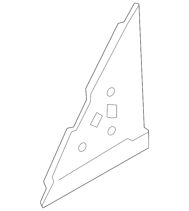 963591ME0A Деталь MIRROR ASSY GASKET, LEFT