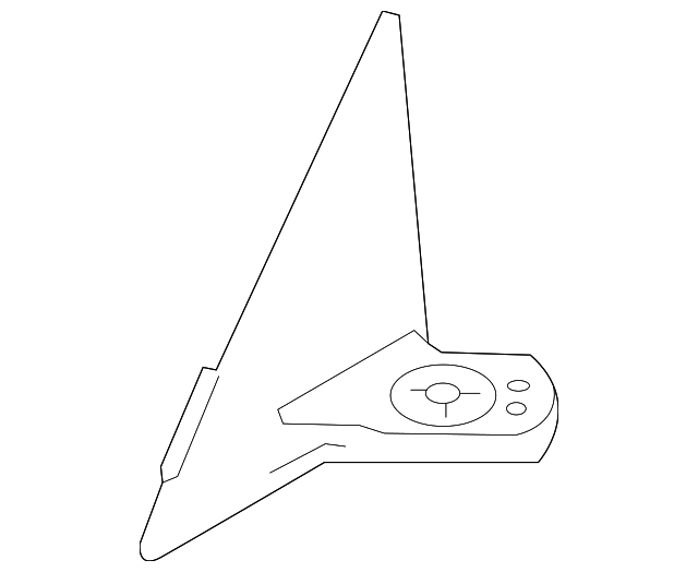 K63081MA0A Деталь MIRROR BASE, LEFT