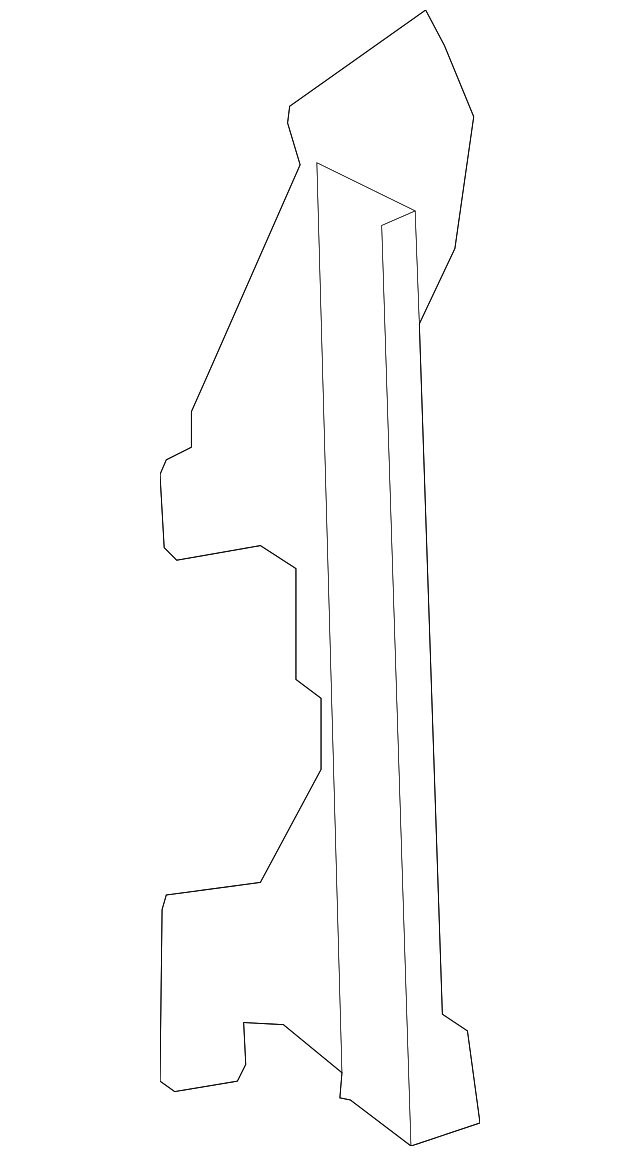 29134-4Z500 Деталь SIDE AIR BAFFLE, RIGHT