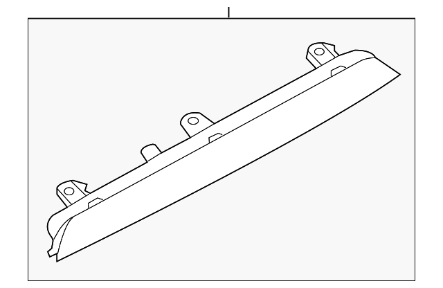 8R0-945-097 Деталь HIGH MOUNT LAMP