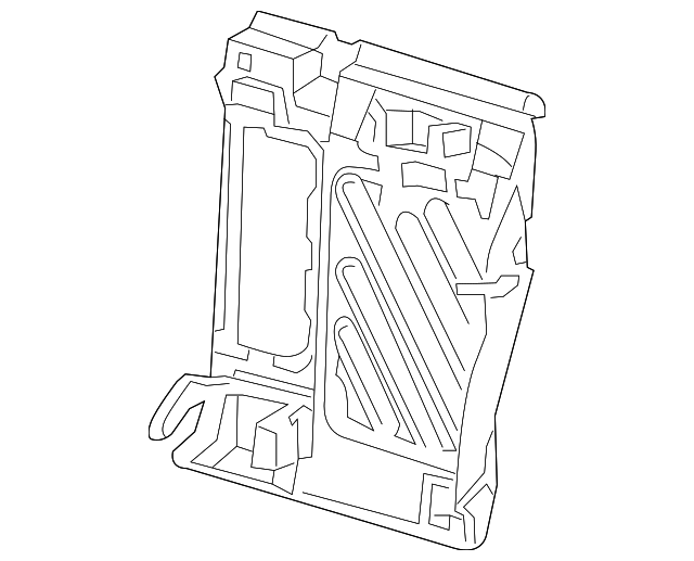 68080813AA Деталь SEAT BACK FRAME, LEFT