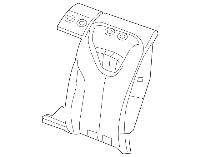 5SK39DX9AA Деталь SEAT BACK COVER, LEFT