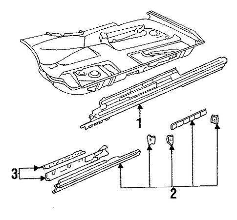 Cabriolet ROCKER PANEL