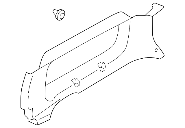 94012FC041GA Деталь UPPER QTR TRIM, RIGHT