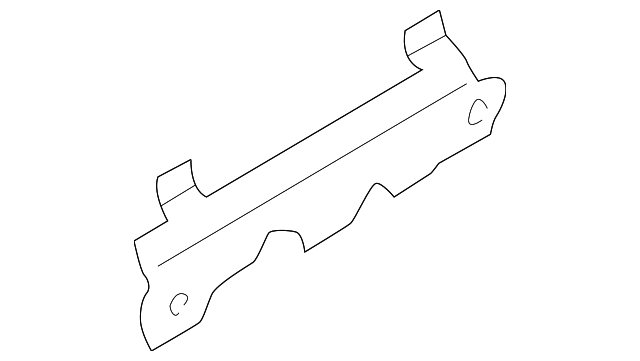 94025FC000 Деталь UPPER QTR TRIM BRACKET, RIGHT
