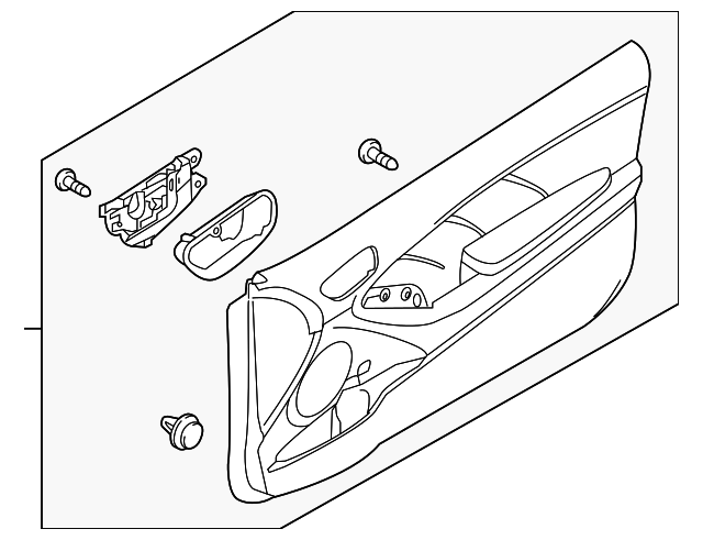 82307-A7050D2E DOOR TRIM PANEL, LEFT