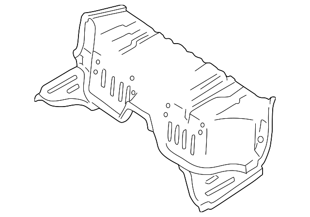 30027283 Деталь CENTER FLOOR PAN