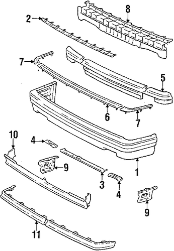 Cressida FRONT BUMPER