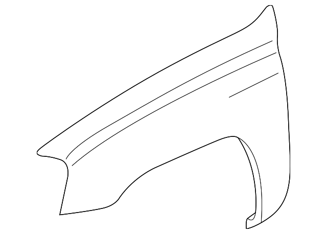 8124779950 Деталь FENDER, LEFT
