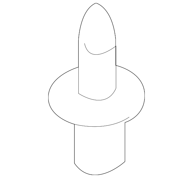 8115180170 Деталь WHEEL OPNG MLDG CLIP, LEFT