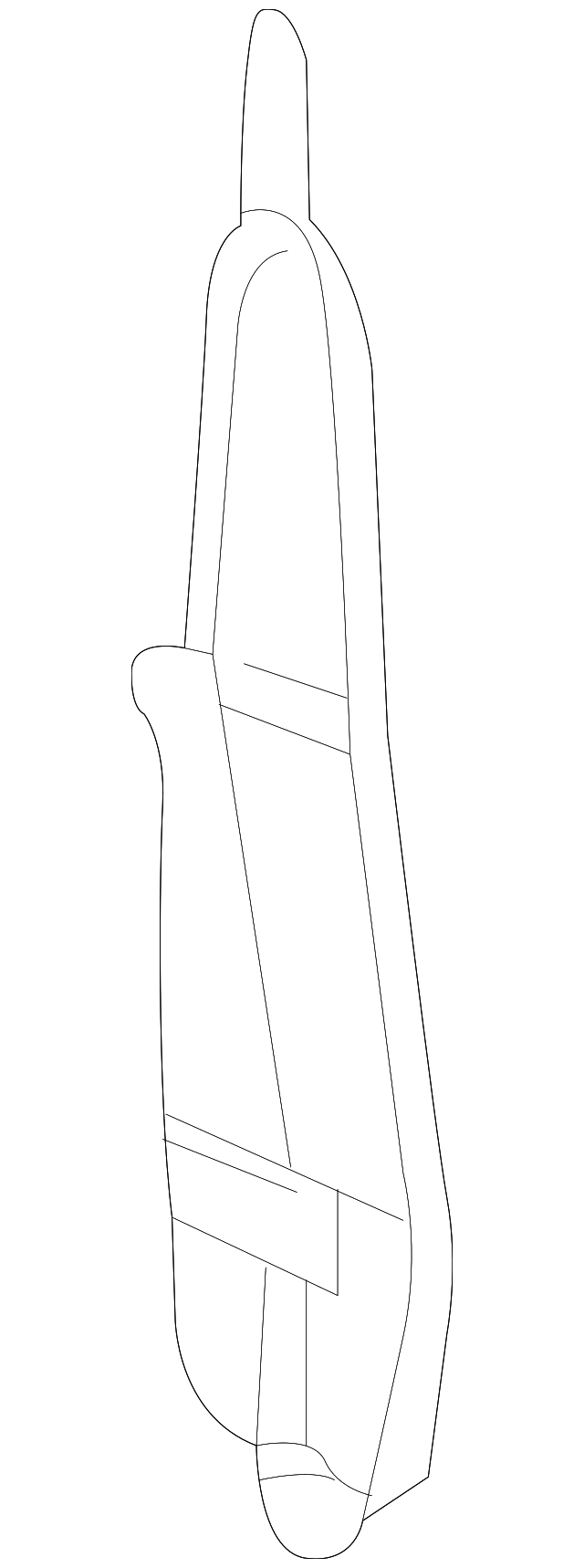 8158571920 Деталь FENDER SEAL, RIGHT