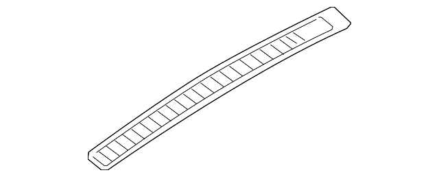 68743-9N00B Деталь DEFROSTER GRILLE, LEFT