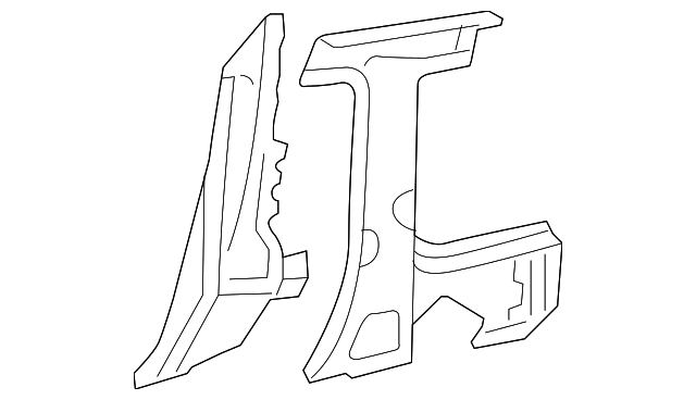 61732-52901 Деталь INNER PANEL ASSY, LEFT