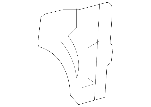 61635-52030 Деталь EXTENSION PANEL, RIGHT