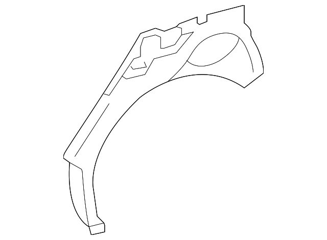 61631-52070 Деталь OUTER WHEELHOUSE, RIGHT