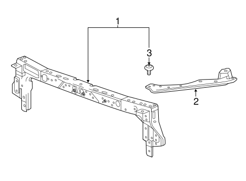 Volt RADIATOR SUPPORT
