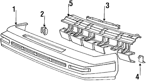 Van BUMPER & COMPONENTS - FRONT