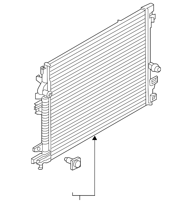 F2GZ-8005-B Деталь RADIATOR