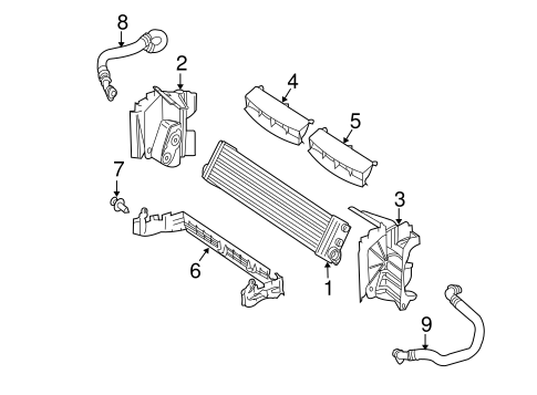 E63 AMG TRANS OIL COOLER
