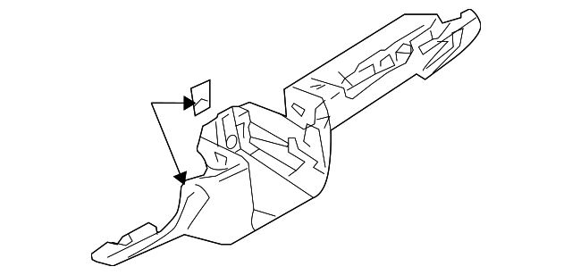 7L6-858-927-D-6C3 Деталь LOWER PANEL, RIGHT