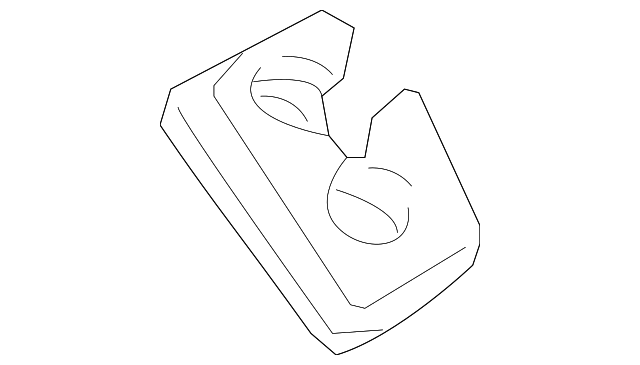 7L6-858-593-B Деталь BRACKET UPPER RETAINER