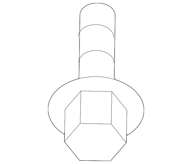 6102152AA Деталь SUCTION LINE SCREW