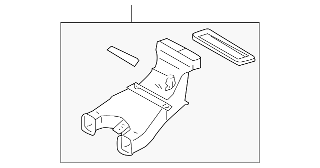 27830AR200 Деталь HEATER DUCT