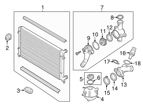 Jetta RADIATOR & COMPONENTS 2
