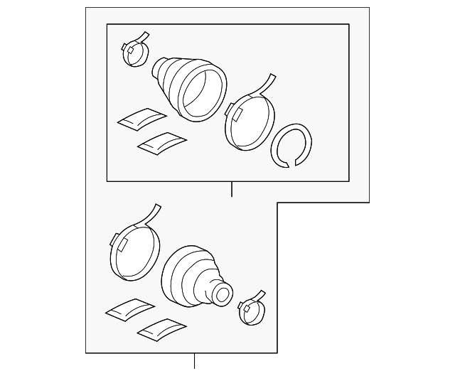 04429-0C010 BOOT KIT, RIGHT