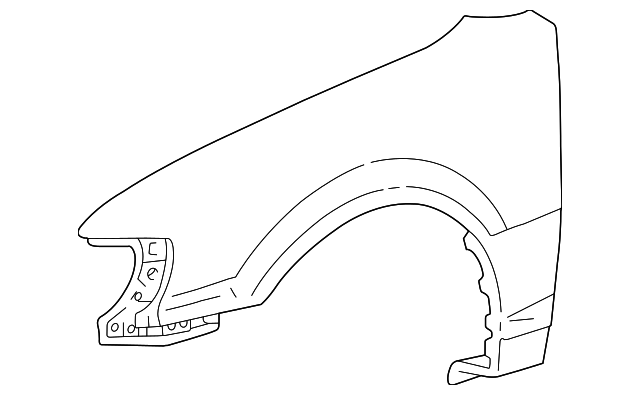 53811-02051 Деталь FENDER, RIGHT